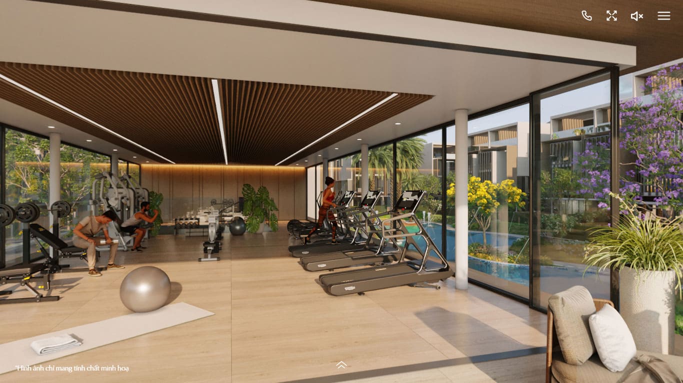 Phòng gym Senturia An Phú cung cấp không gian tập luyện tiện nghi, sạch sẽ và an toàn, hỗ trợ cư dân duy trì phong cách sống năng động và khỏe mạnh mỗi ngày.